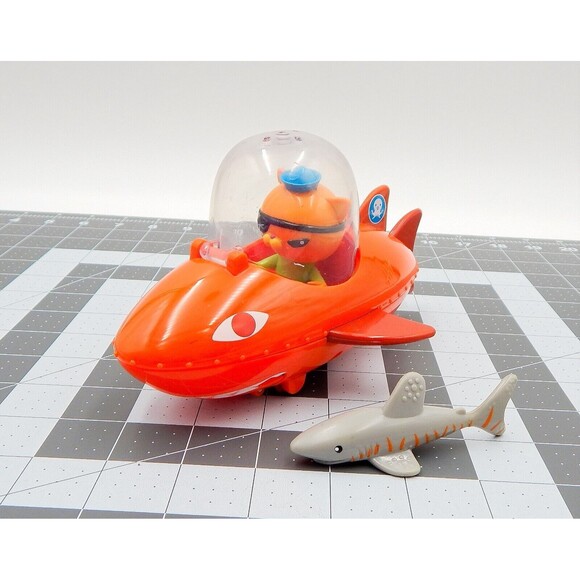 Octonauts Gup B Chomping Action Shark Submarine Vehicle Shark Kwazii Figure 2010 - Picture 1 of 13